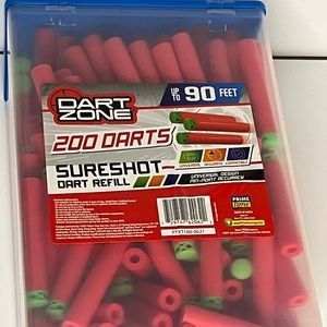 Dart Zone Covert Ops 200ct Dart Refill Box - Universal Compatible Darts